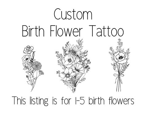 Skip to content. . Minimalist family birth flower tattoos